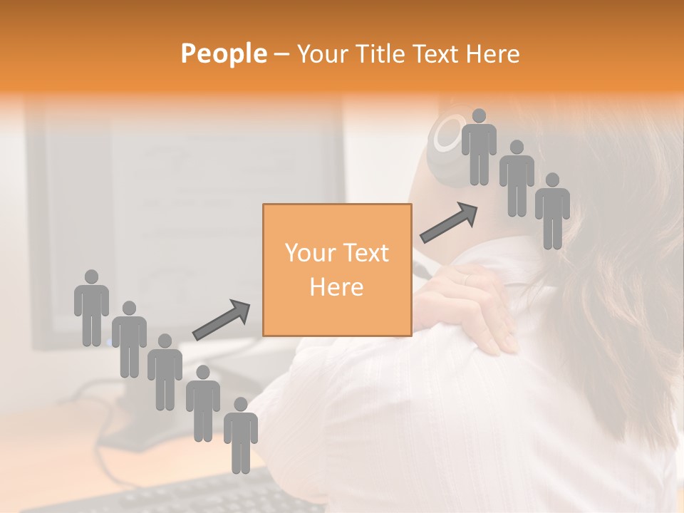 Part Cool White PowerPoint Template