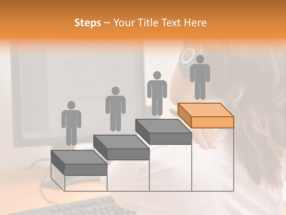 Part Cool White PowerPoint Template