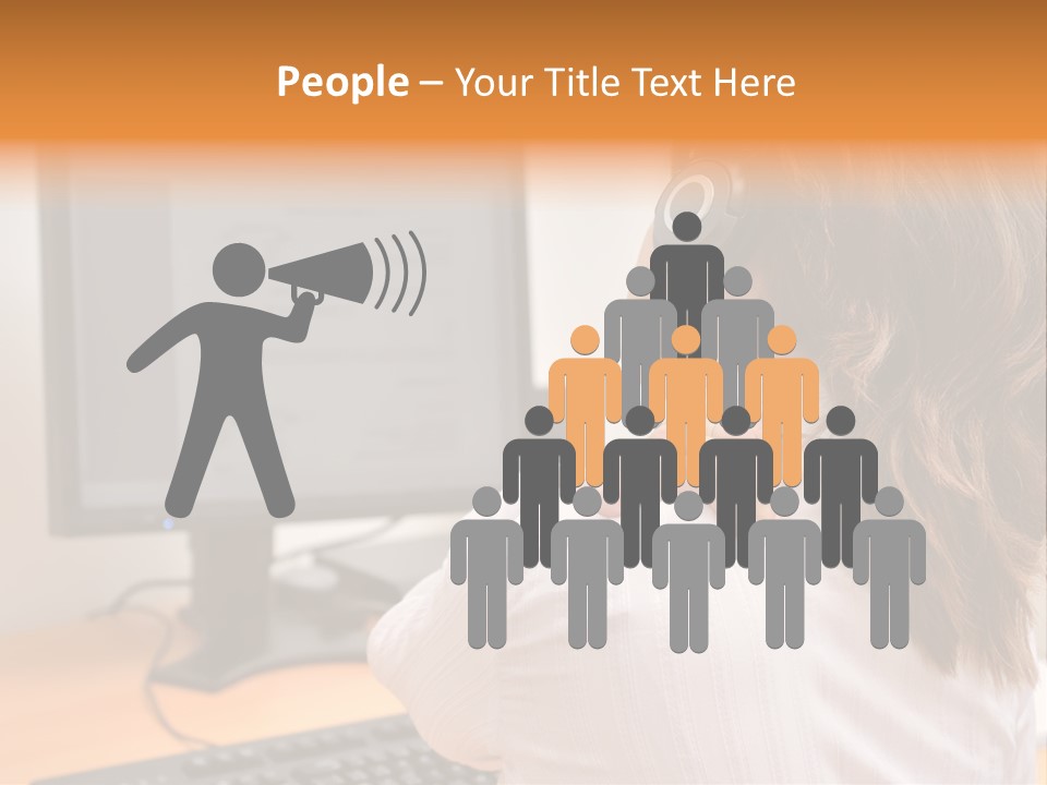 Part Cool White PowerPoint Template