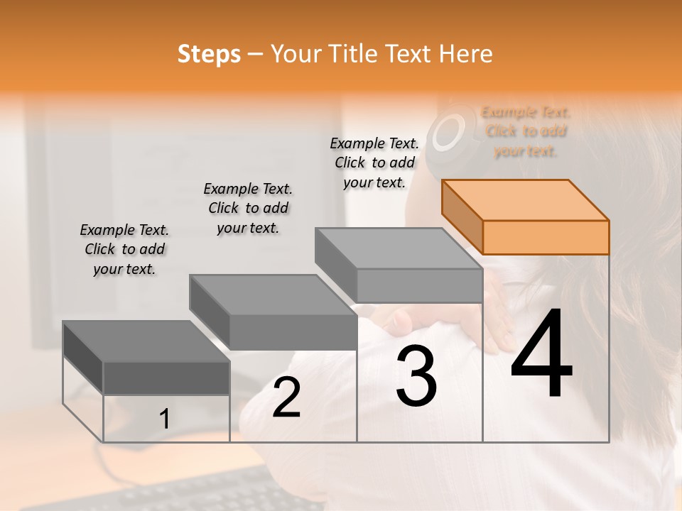 Part Cool White PowerPoint Template