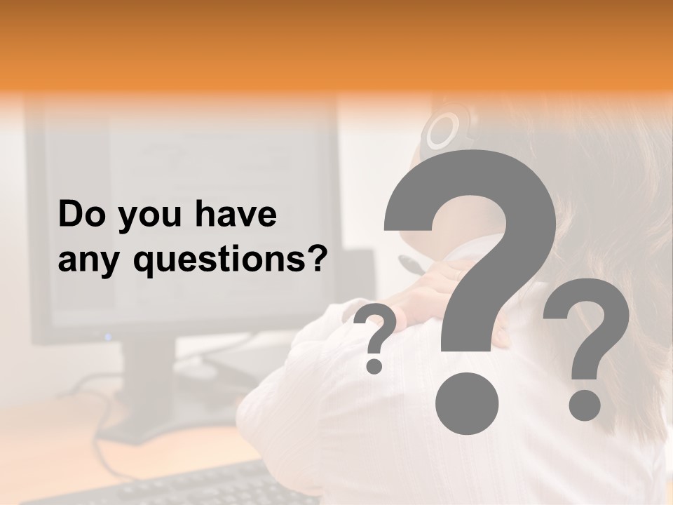 Part Cool White PowerPoint Template