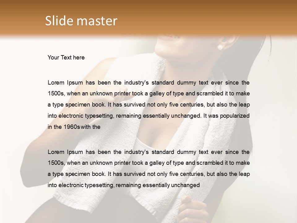 White Switch Temperature PowerPoint Template