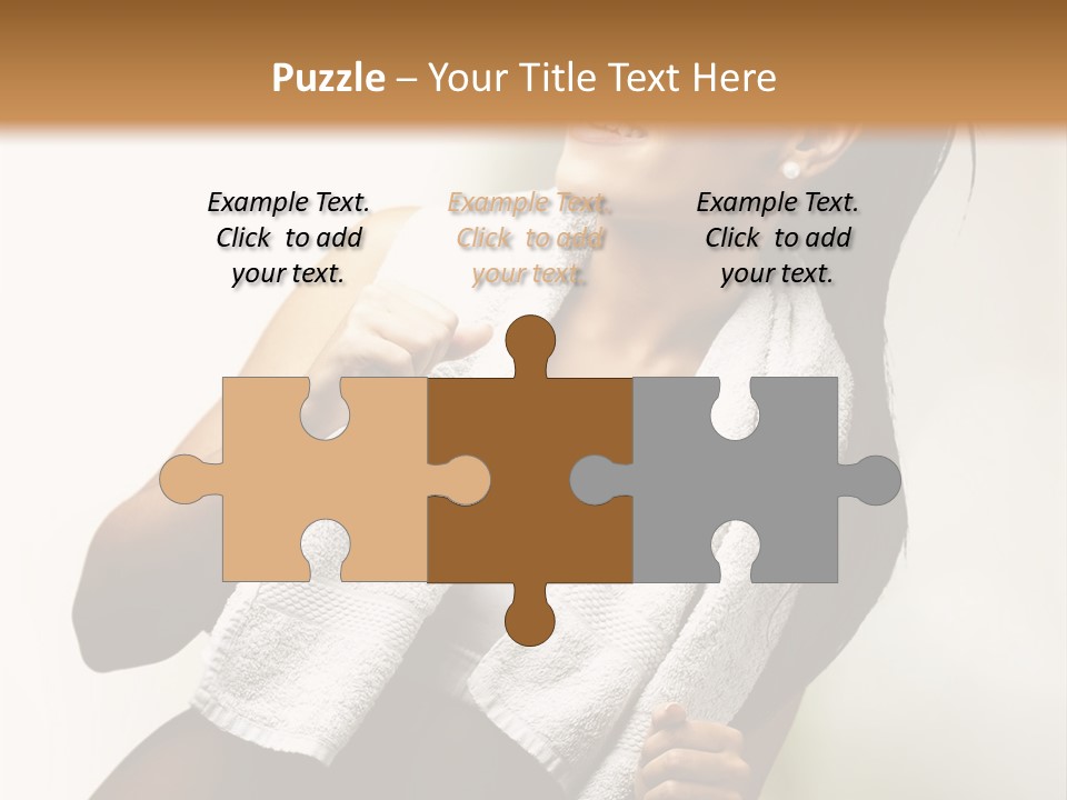 White Switch Temperature PowerPoint Template