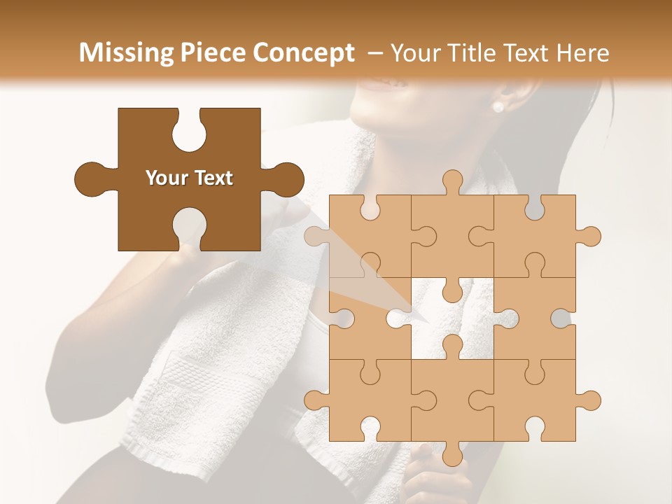 White Switch Temperature PowerPoint Template