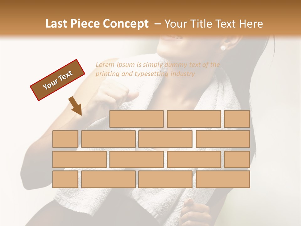 White Switch Temperature PowerPoint Template