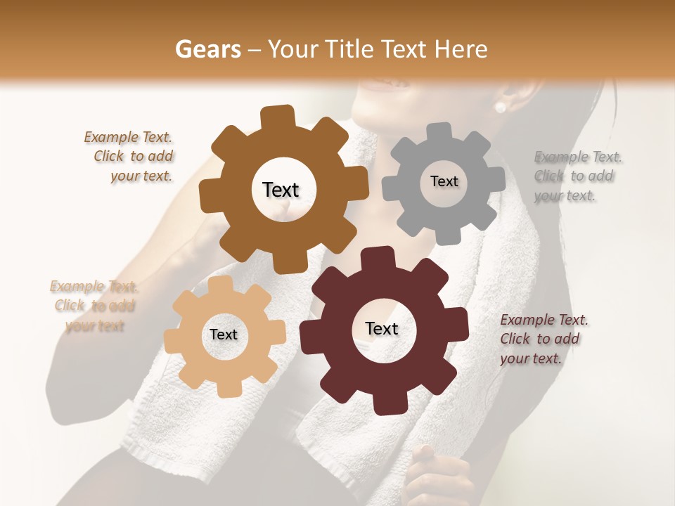 White Switch Temperature PowerPoint Template