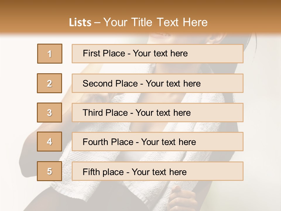 White Switch Temperature PowerPoint Template