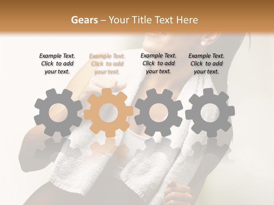 White Switch Temperature PowerPoint Template