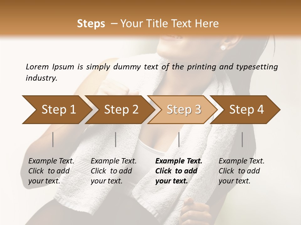 White Switch Temperature PowerPoint Template