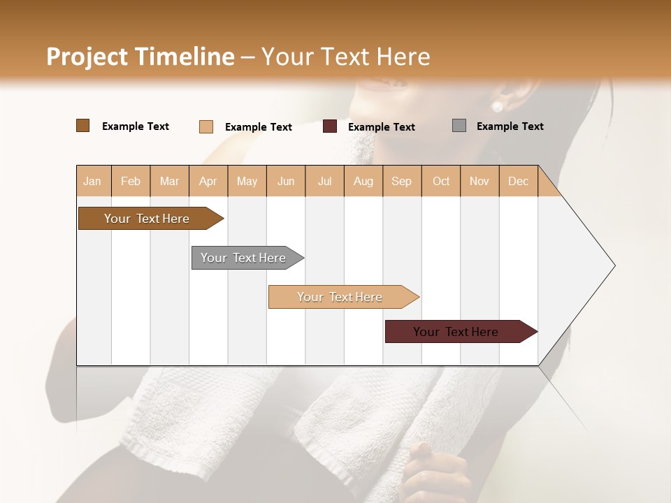 White Switch Temperature PowerPoint Template