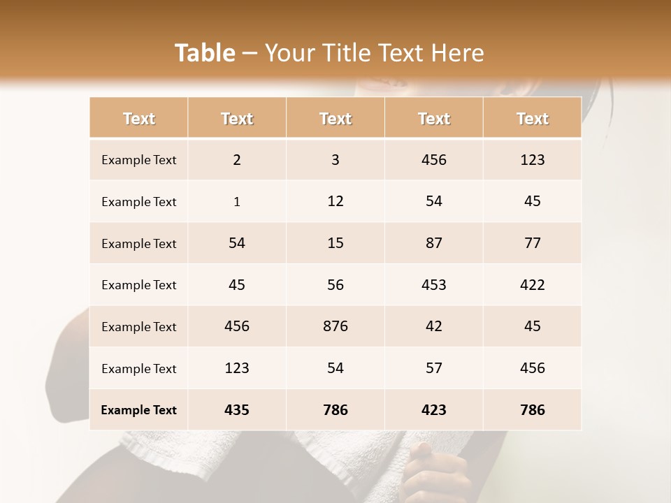White Switch Temperature PowerPoint Template