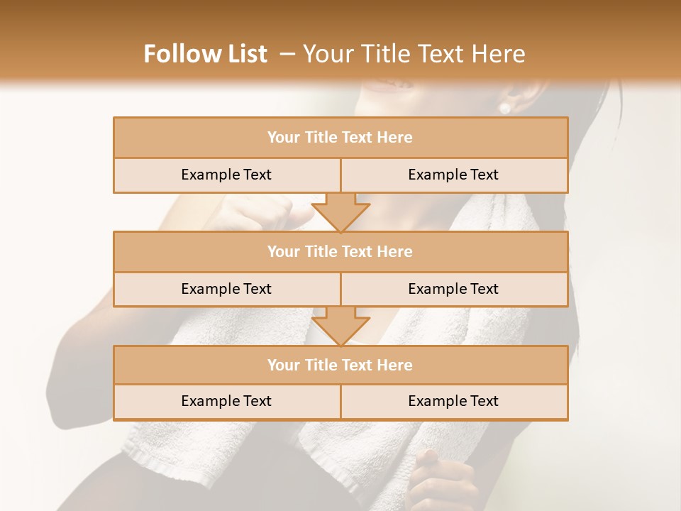 White Switch Temperature PowerPoint Template