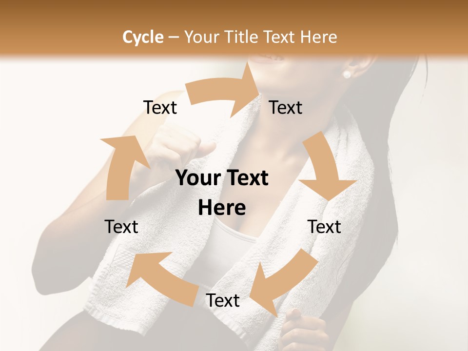White Switch Temperature PowerPoint Template