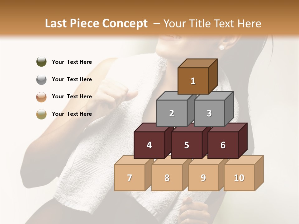 White Switch Temperature PowerPoint Template