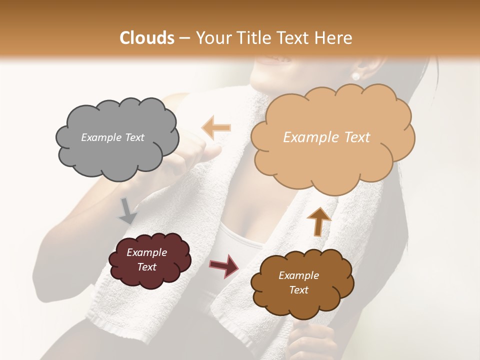 White Switch Temperature PowerPoint Template