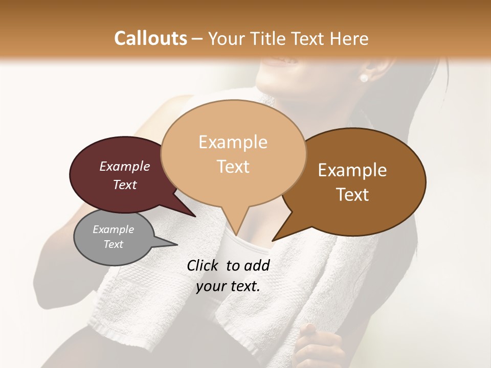 White Switch Temperature PowerPoint Template