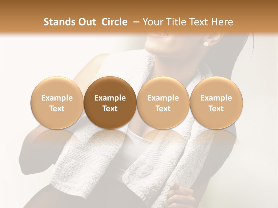 White Switch Temperature PowerPoint Template