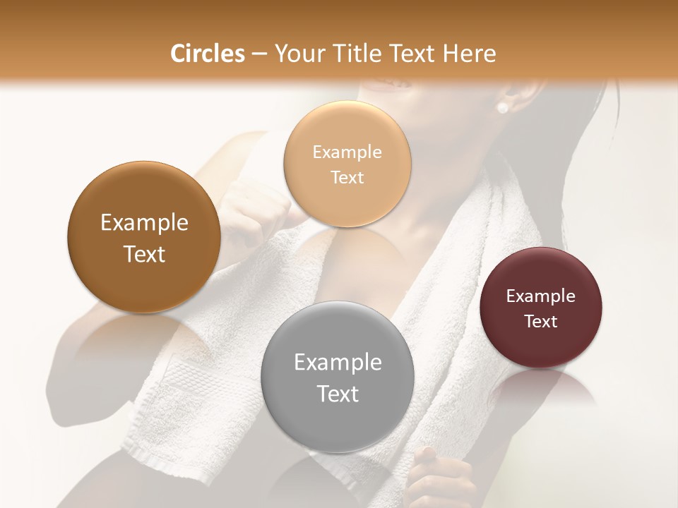 White Switch Temperature PowerPoint Template