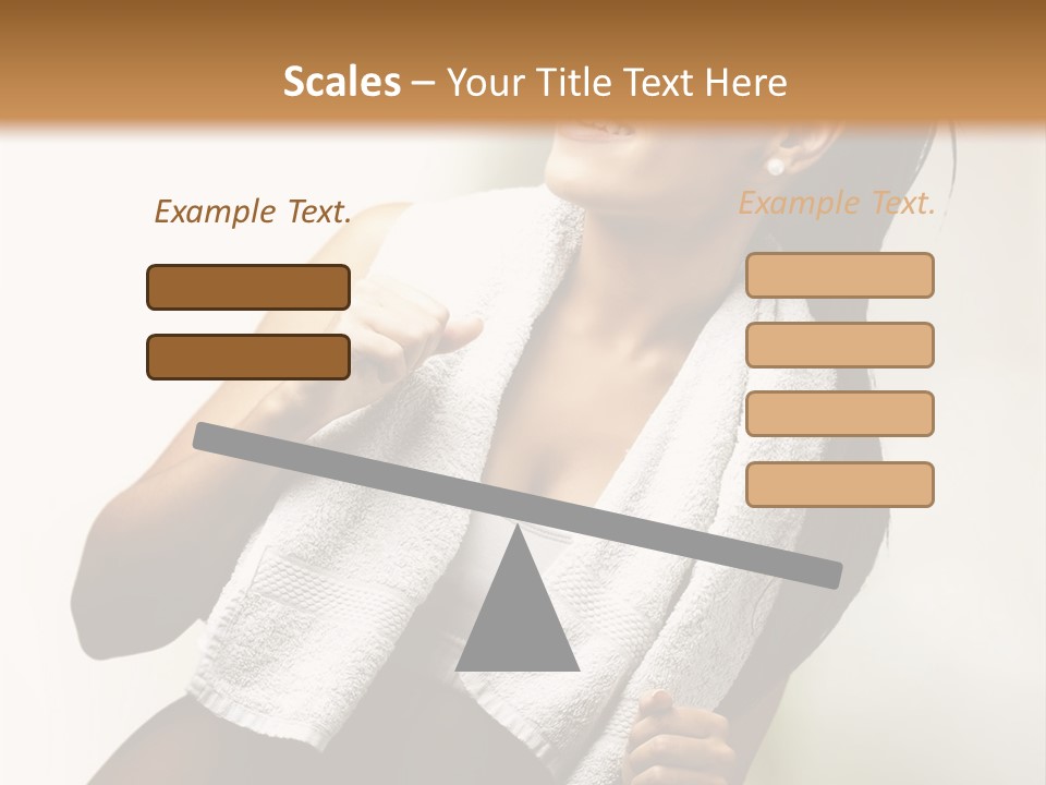 White Switch Temperature PowerPoint Template