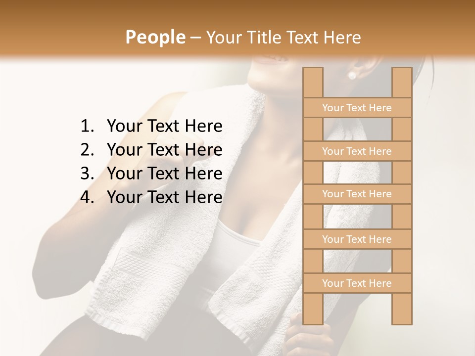 White Switch Temperature PowerPoint Template