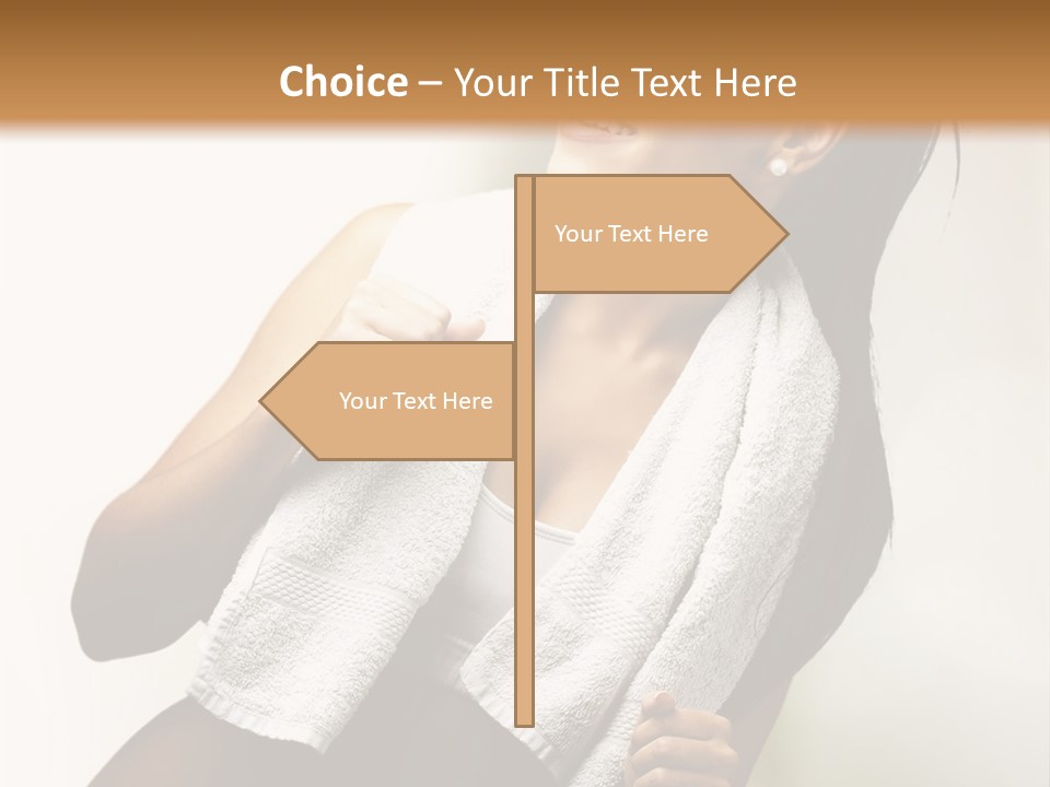 White Switch Temperature PowerPoint Template