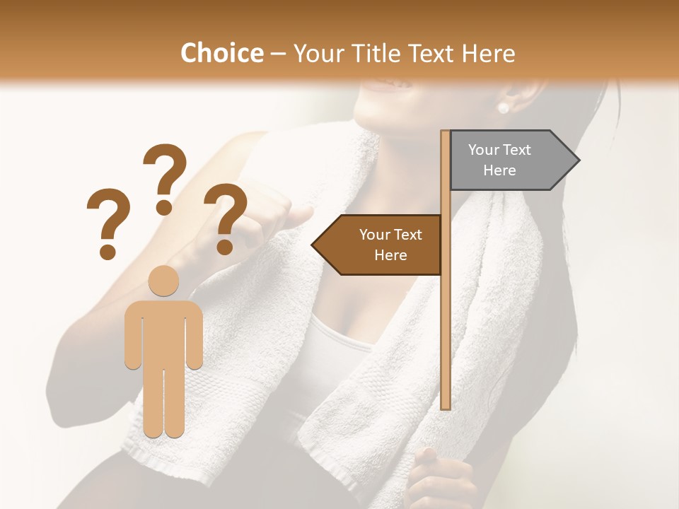 White Switch Temperature PowerPoint Template