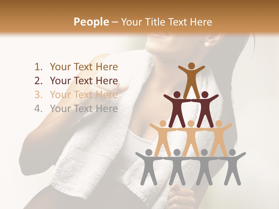 White Switch Temperature PowerPoint Template