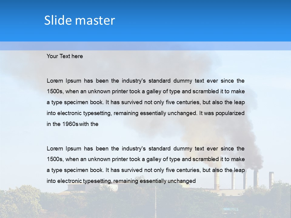 Part Home Climate PowerPoint Template