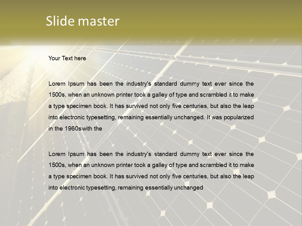 Conditioner Condition Equipment PowerPoint Template
