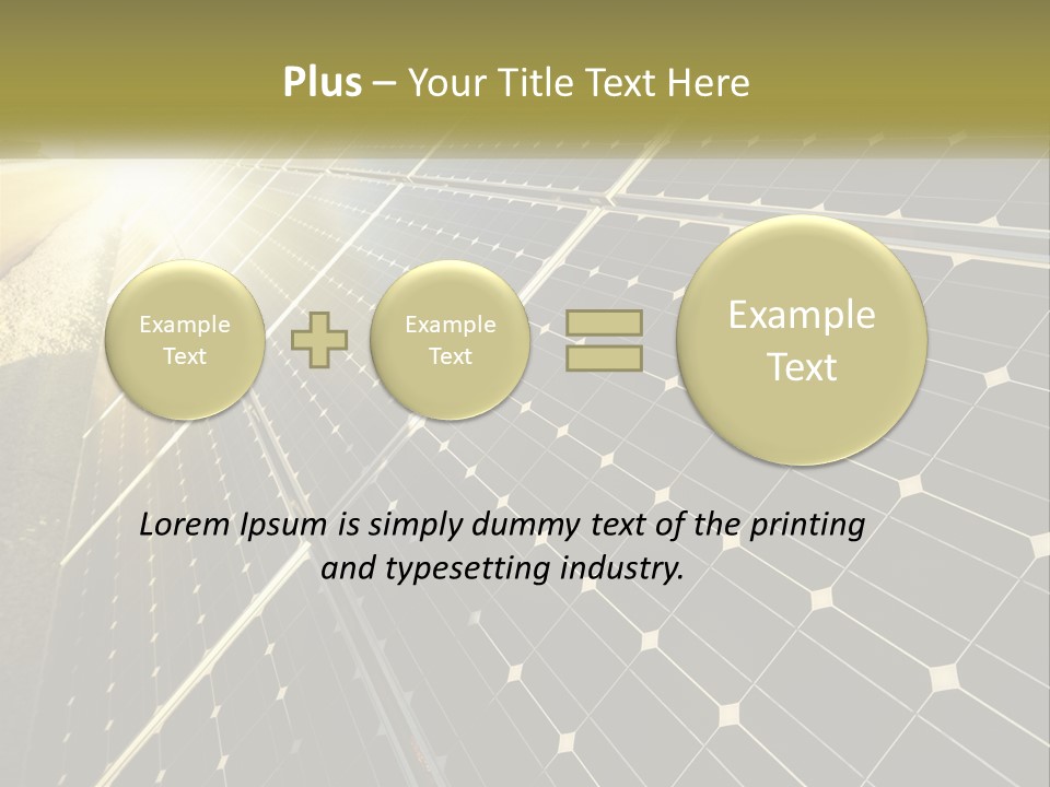 Conditioner Condition Equipment PowerPoint Template