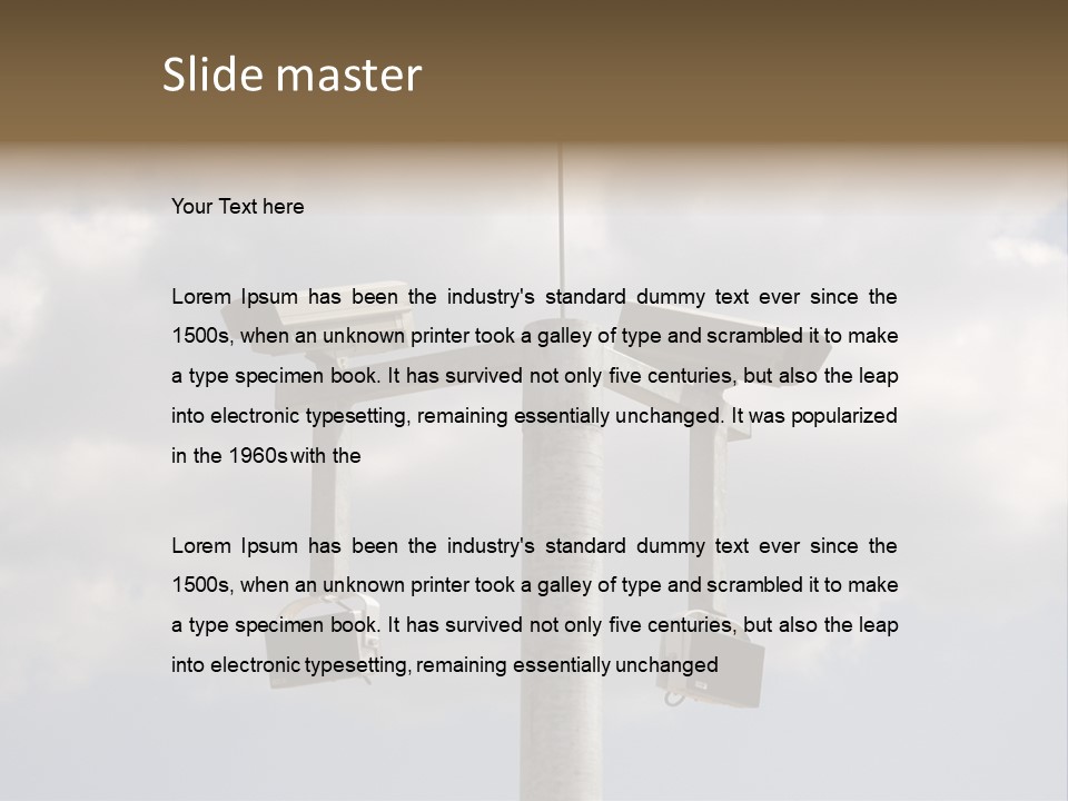 Condition Heat Supply PowerPoint Template