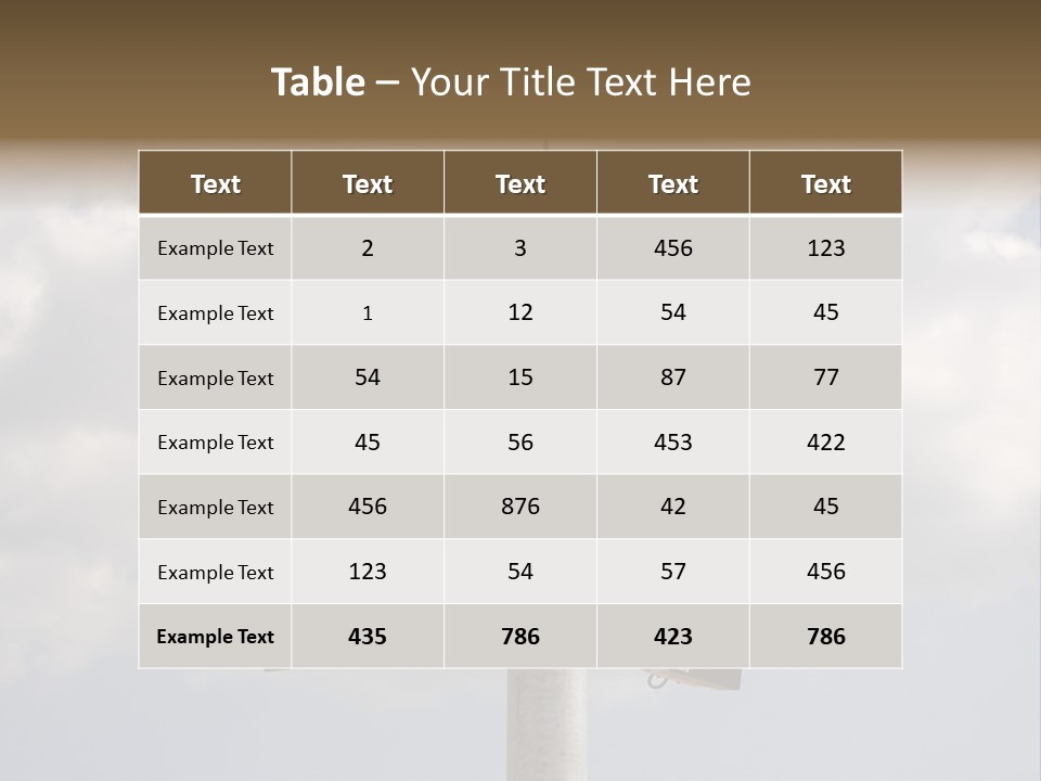 Condition Heat Supply PowerPoint Template