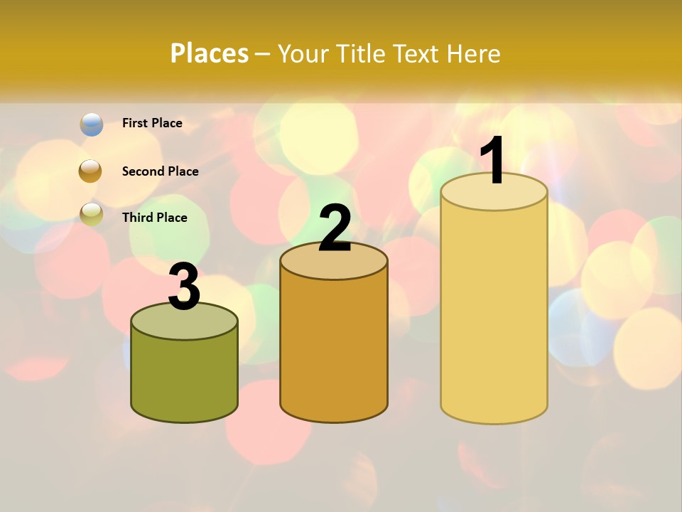White Switch Temperature PowerPoint Template
