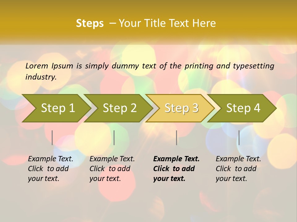 White Switch Temperature PowerPoint Template