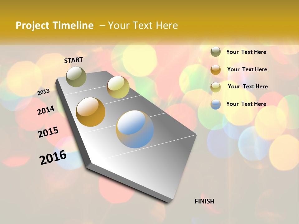 White Switch Temperature PowerPoint Template