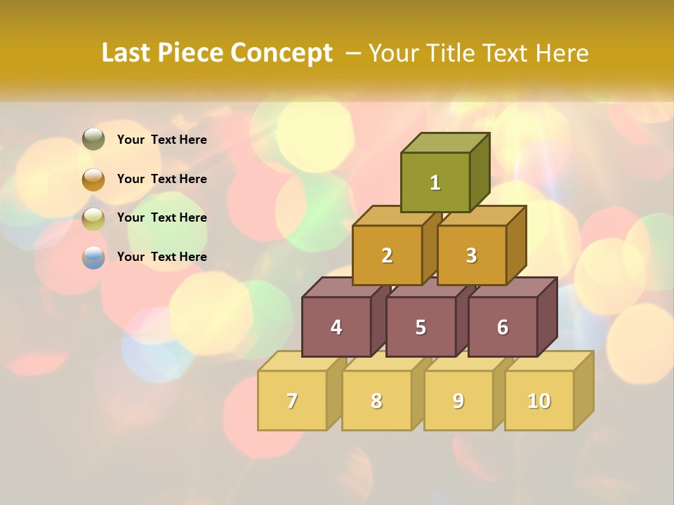 White Switch Temperature PowerPoint Template