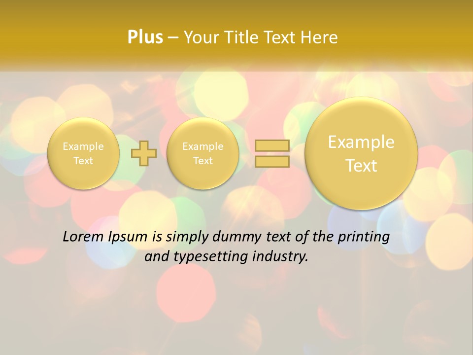 White Switch Temperature PowerPoint Template