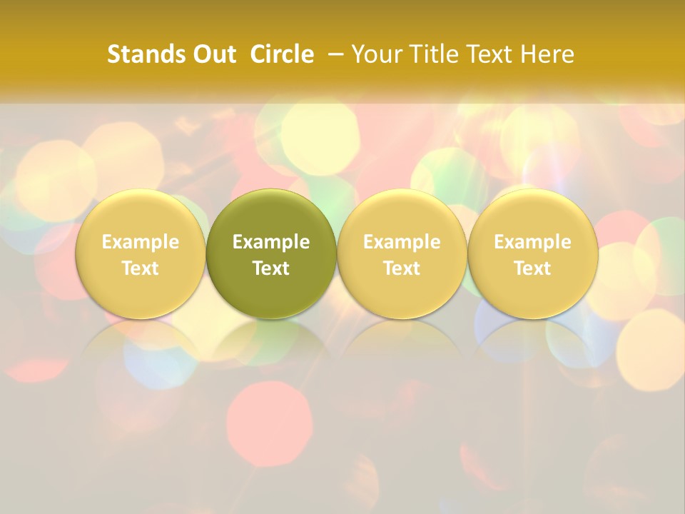 White Switch Temperature PowerPoint Template