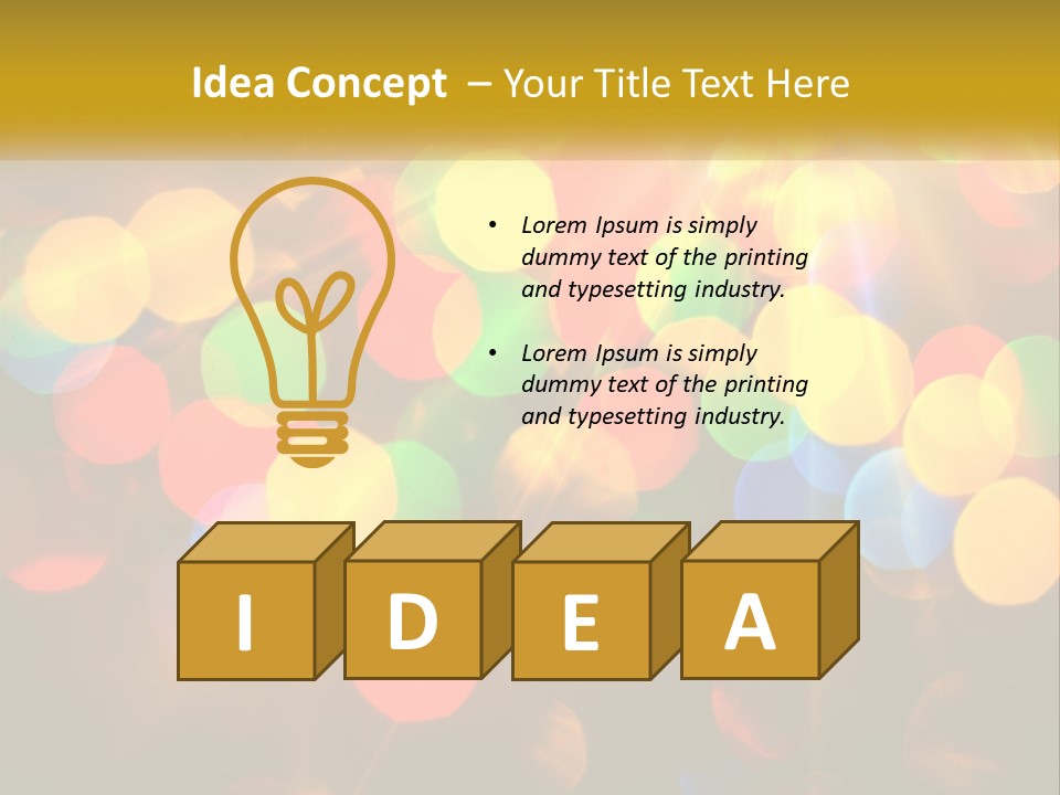 White Switch Temperature PowerPoint Template
