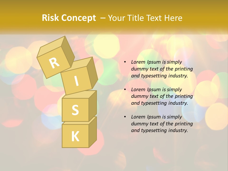 White Switch Temperature PowerPoint Template