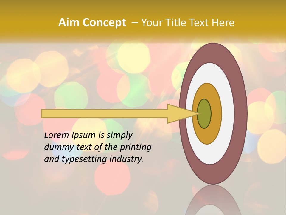 White Switch Temperature PowerPoint Template