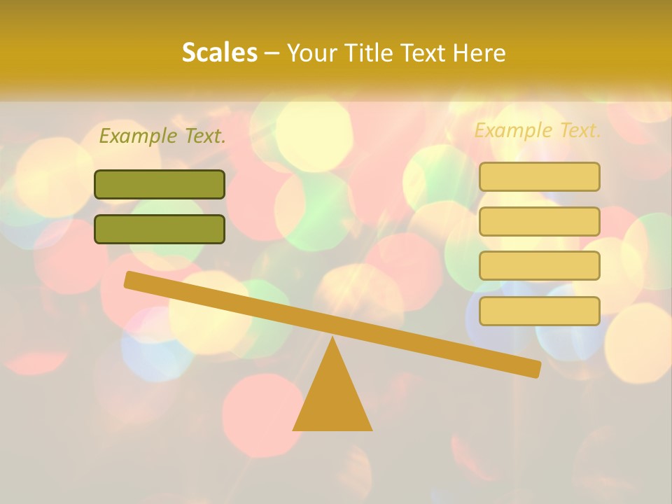 White Switch Temperature PowerPoint Template