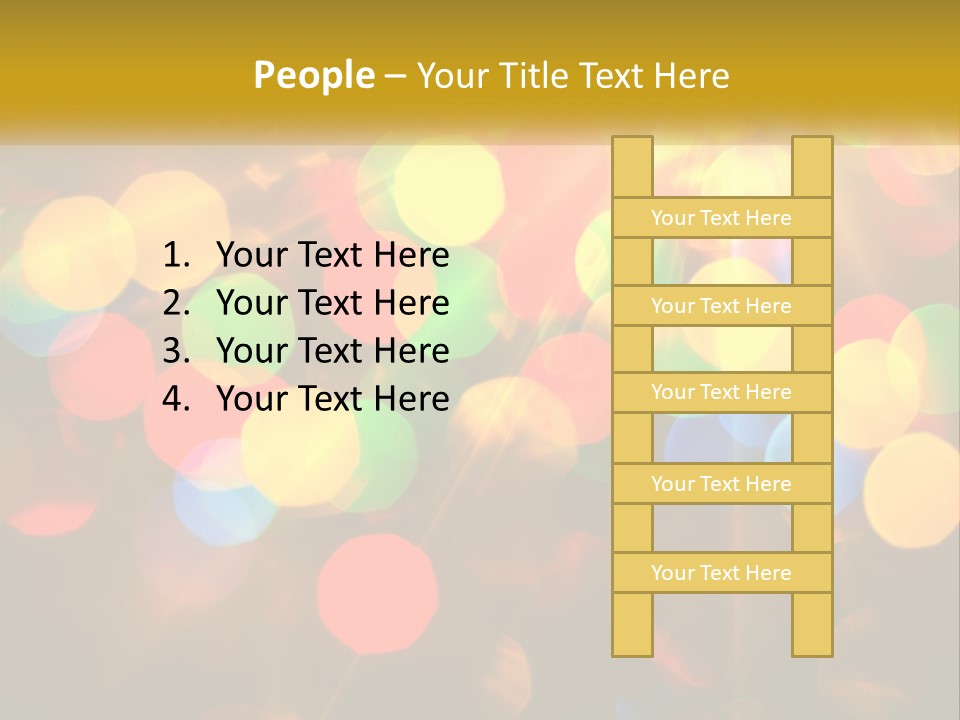 White Switch Temperature PowerPoint Template