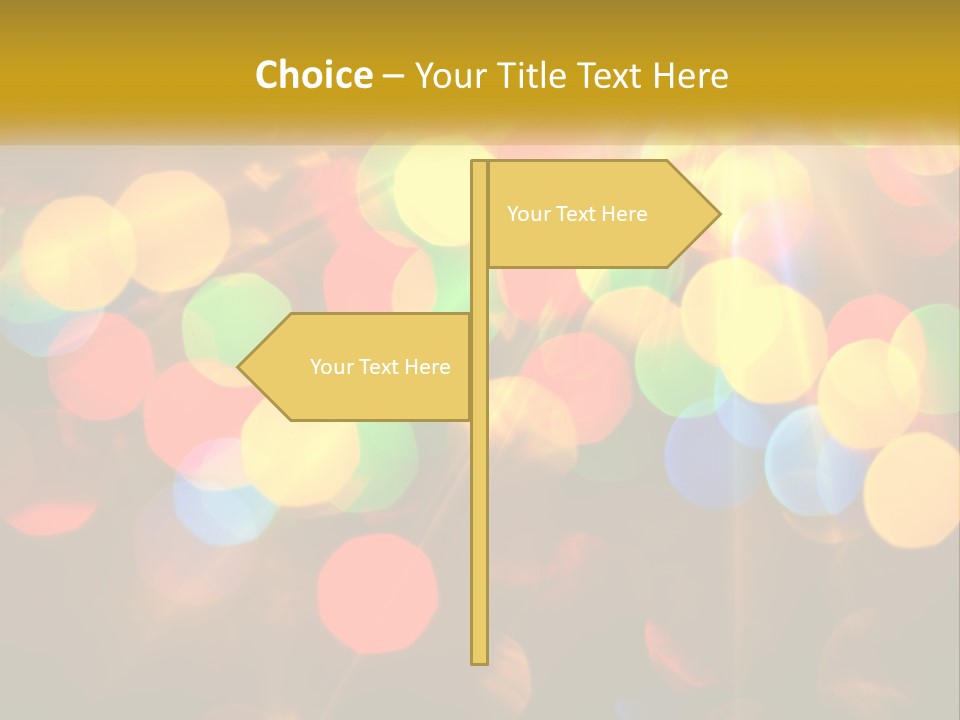 White Switch Temperature PowerPoint Template