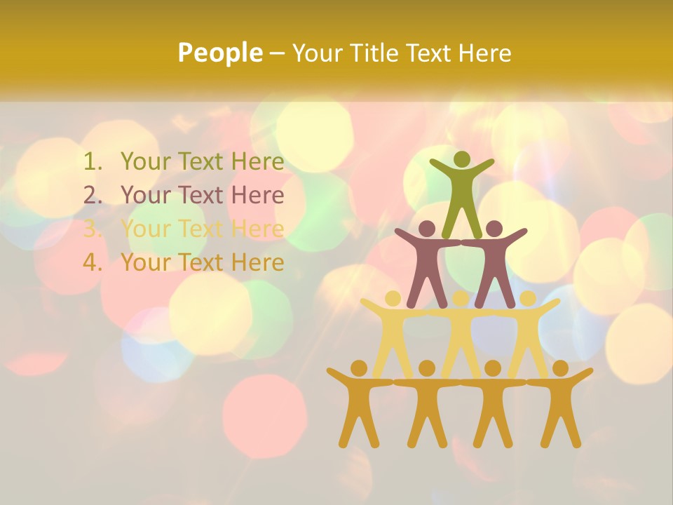 White Switch Temperature PowerPoint Template