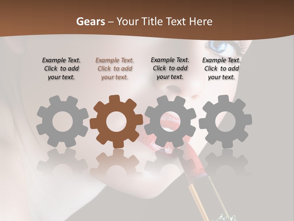 Cooling White Cool PowerPoint Template