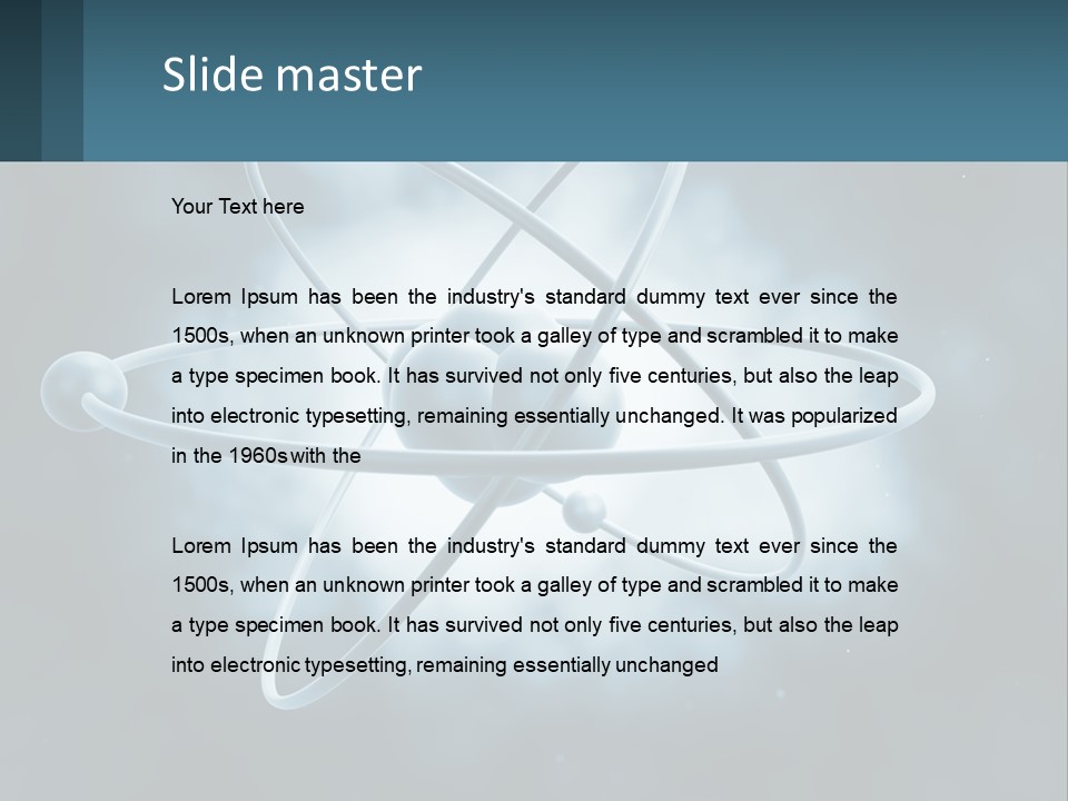 White Cold Power PowerPoint Template