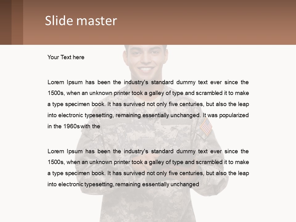 Heat Power Equipment PowerPoint Template