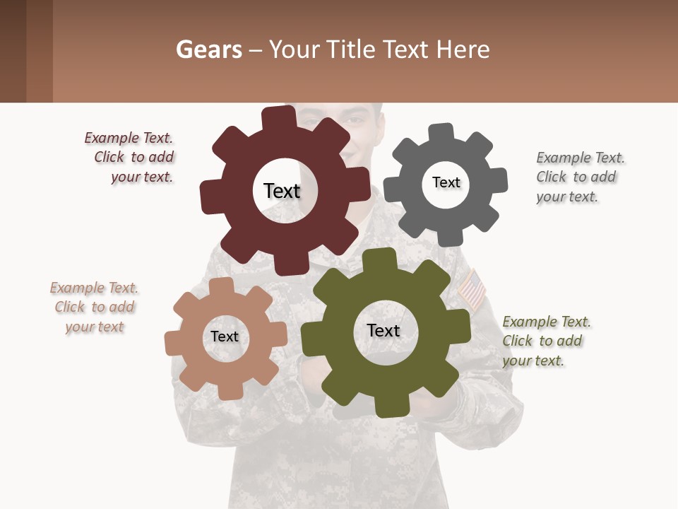 Heat Power Equipment PowerPoint Template