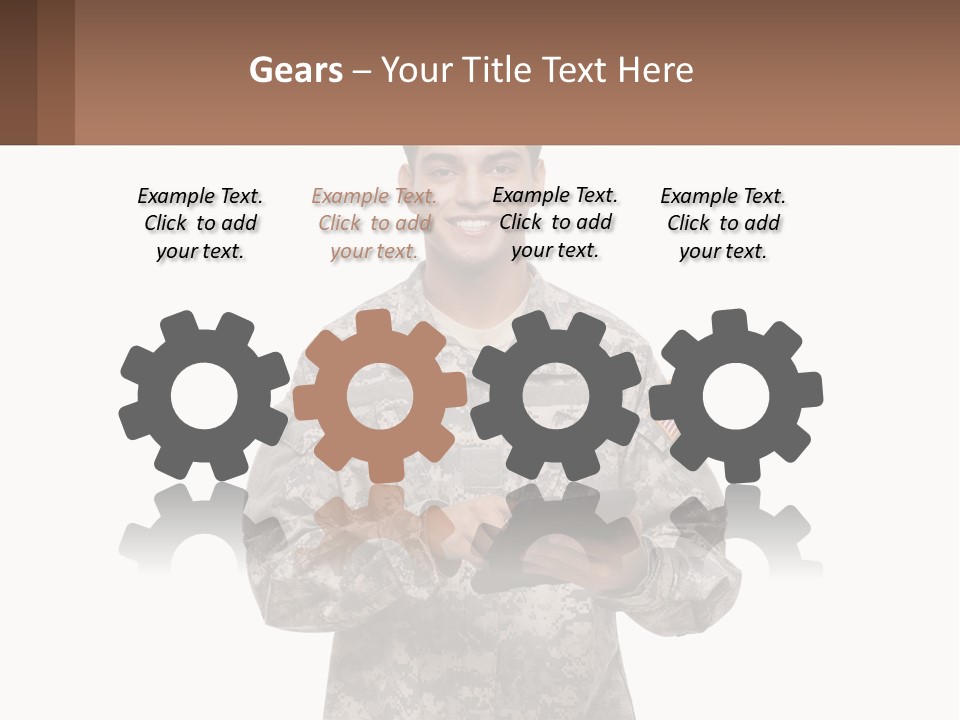 Heat Power Equipment PowerPoint Template